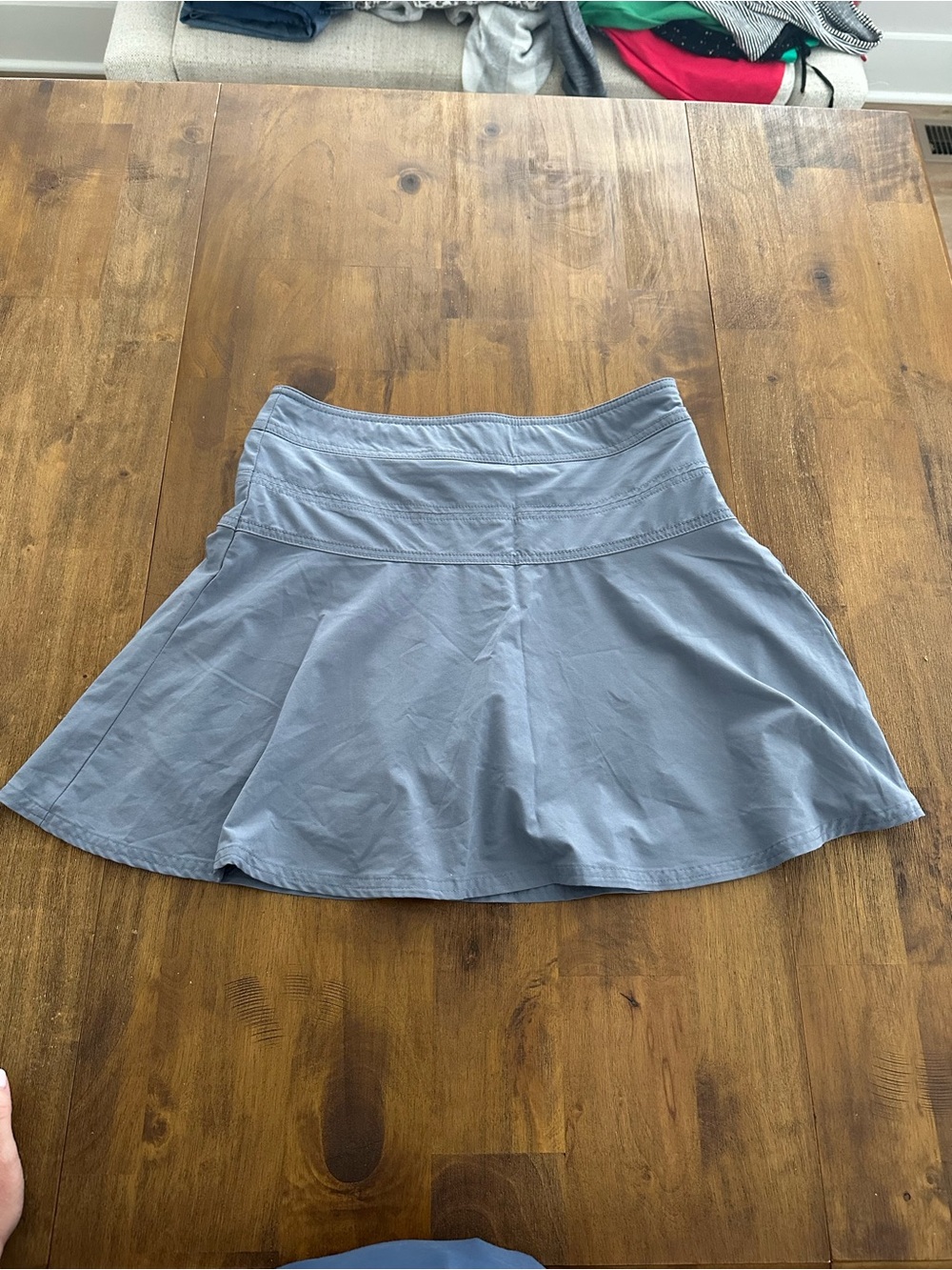 ATHLETA Women’s Flared Performance Skirt in Slate Gray